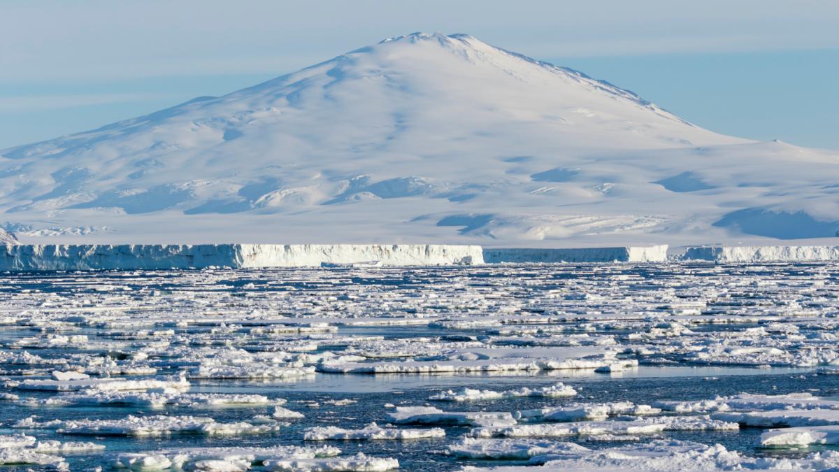 muntele melbourne victoria land atarctica de est gheata zapada