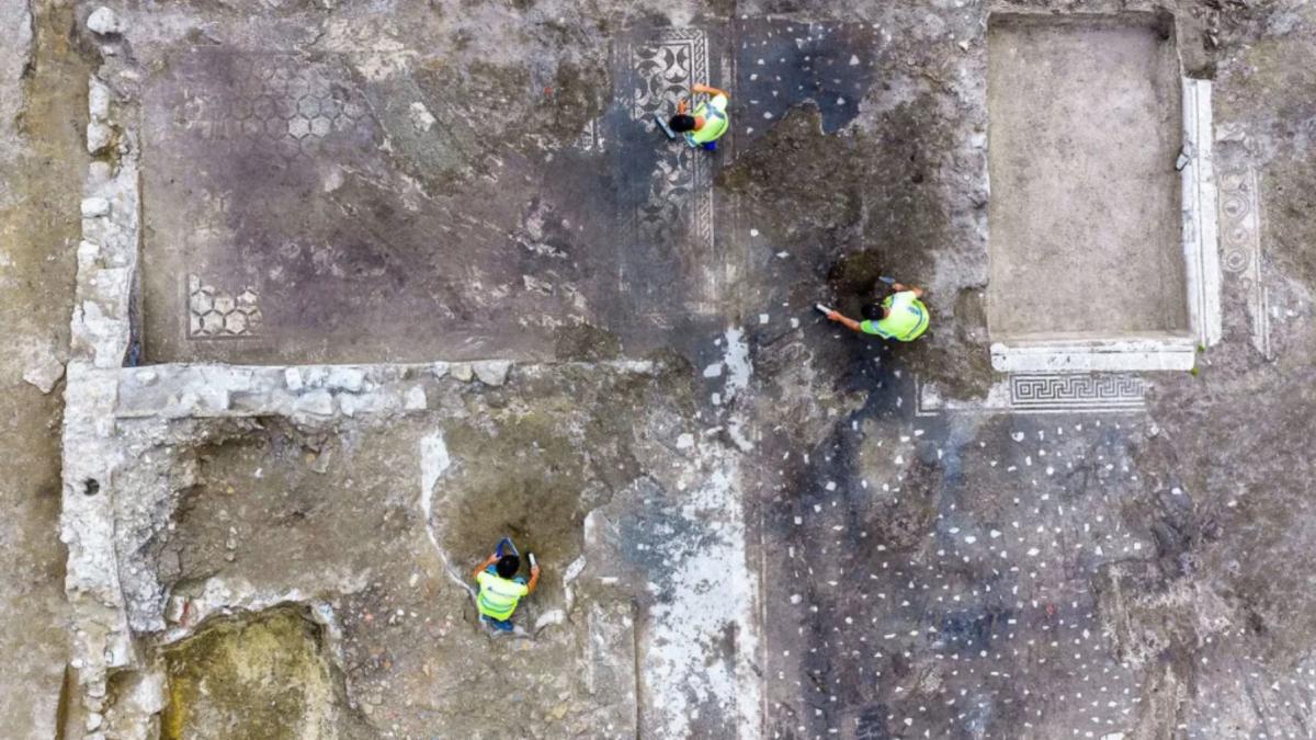 descoperire arheologica surpriza dupa un apel la politie s a gasit o vila frecventata de trei imparati romani inclusiv marc aureliu
