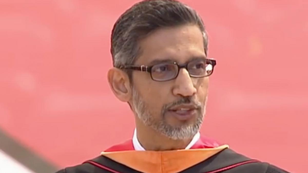 studentii au parasit ceremonia in masa in timp ce seful google sundar pichai tinea un discurs absolventilor din 2026 de la stanford