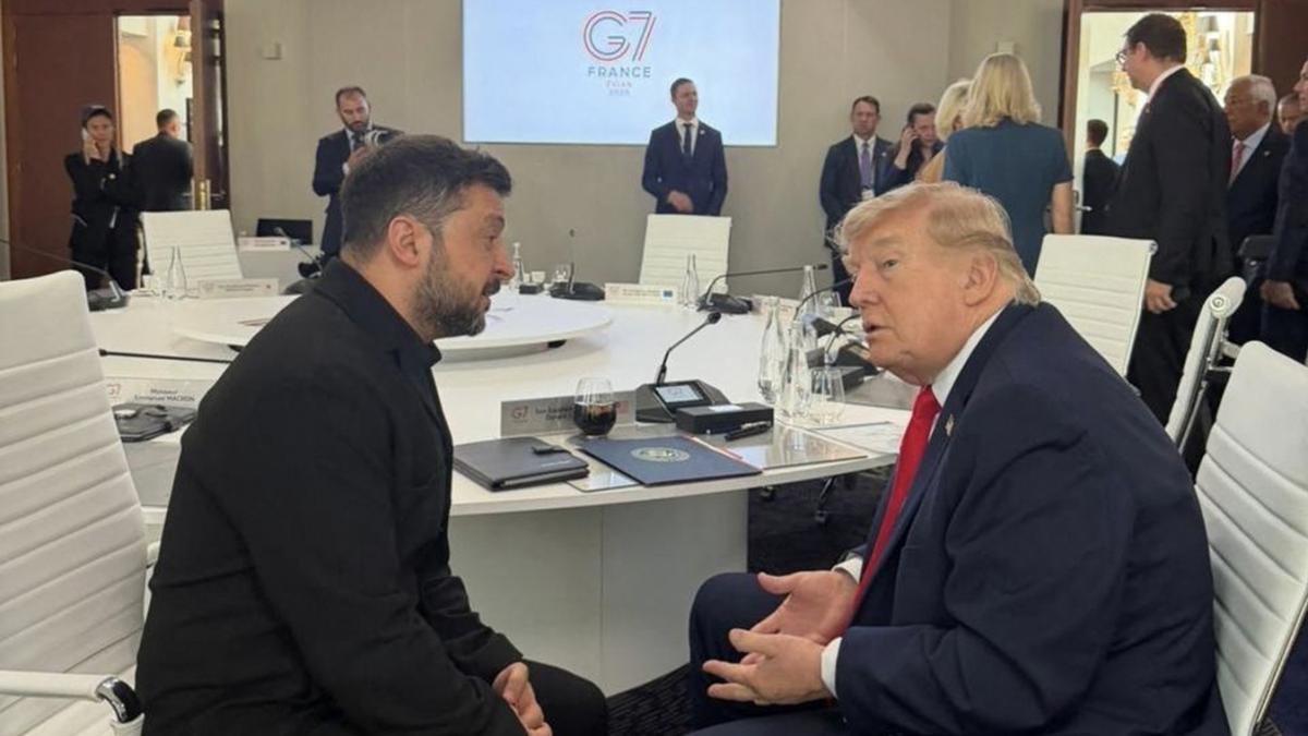 trump s a intalnit cu zelenski la summitul g7 din franta am vorbit si cu putin duminica rusia ar trebui sa incheie un acord de pace