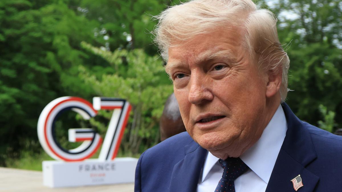 donald trump in fata liderilor g7 eu sunt seful