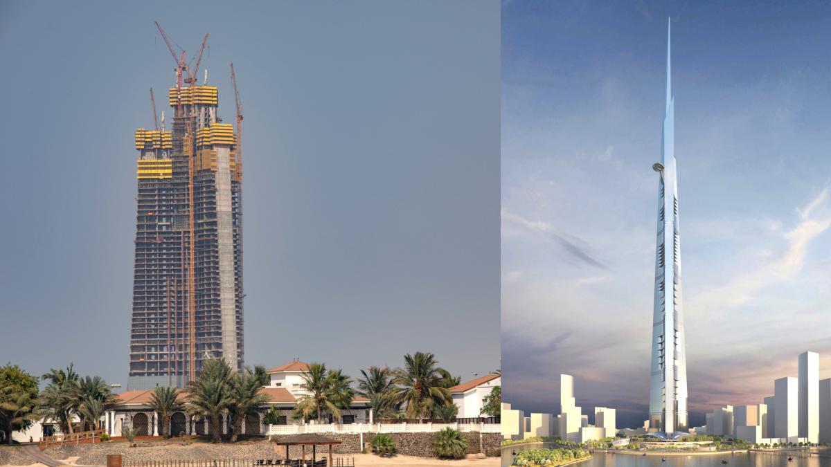 cel mai inalt zgarie nori din lume se apropie de o etapa majora a constructiei