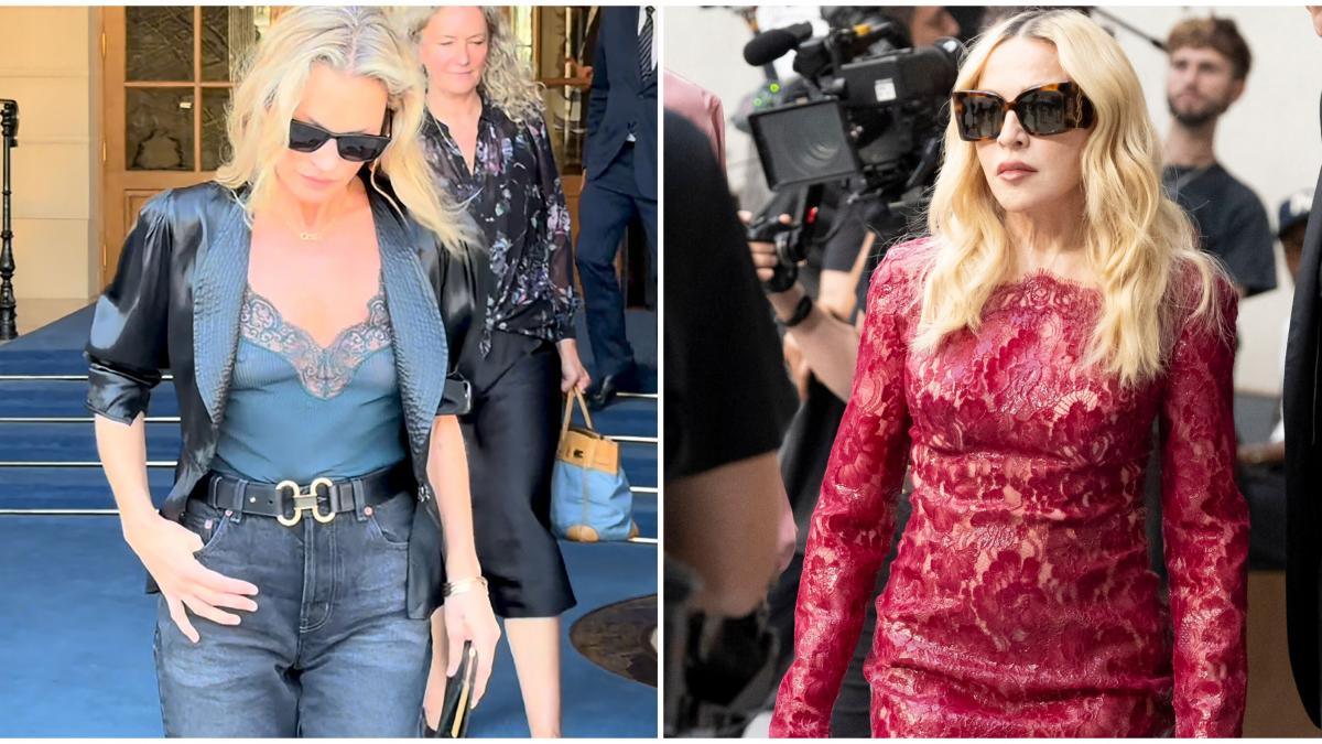 Madonna și Kate Moss