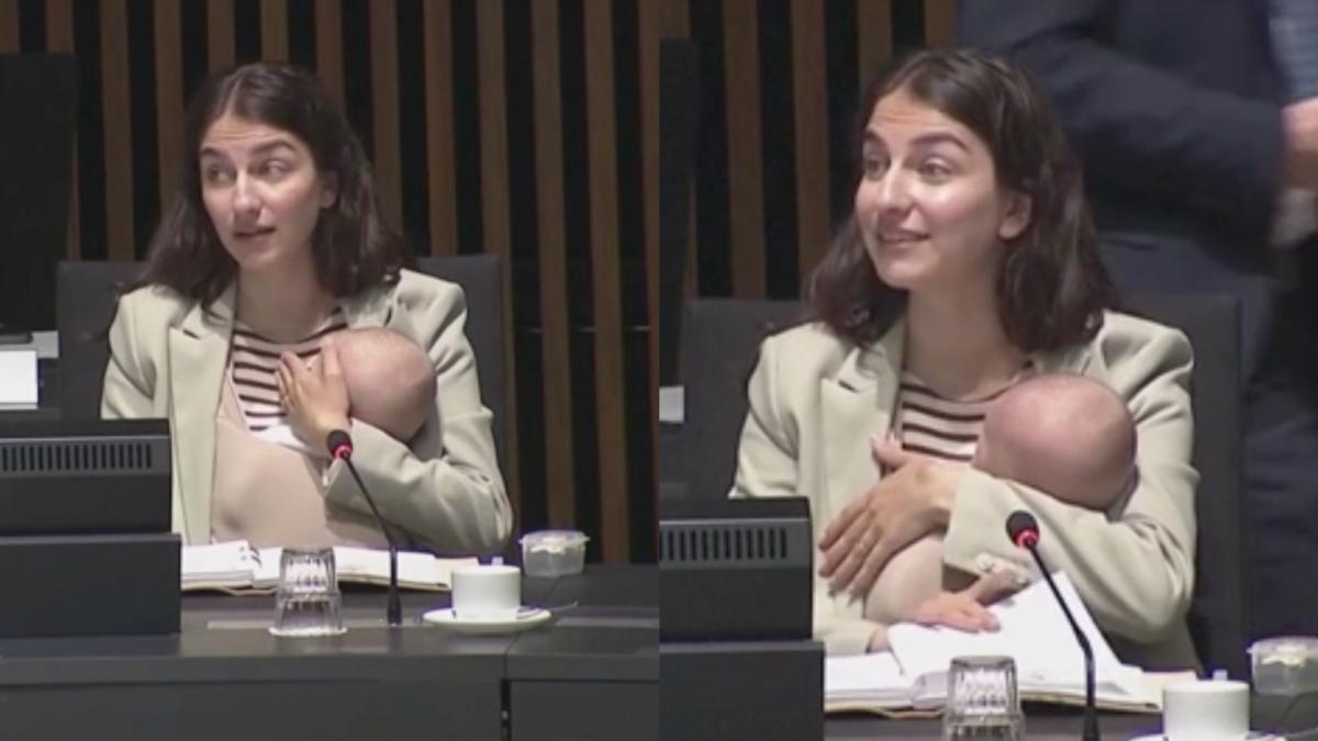 ministrul mediului suedia romina poumokhtari sedinta ue luxembourg bebelus 3 luni in brate