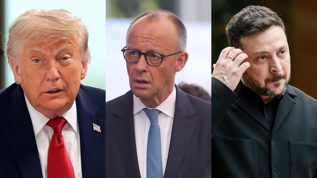 trump spune ca volodimir zelenski se descurca destul de bine impotriva rusiei friedrich merz e momentul negocierilor de pace