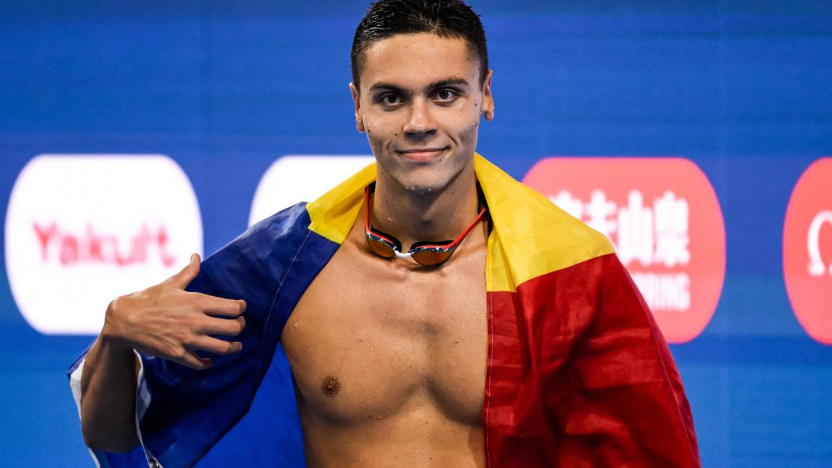 david popovici inotator roman campionate mondiale singapore 2025