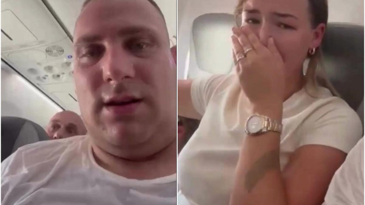 cosmar intr un avion de antalya pasagerii au ramas blocati la o temperatura de aproape 60 de grade oamenii au inceput sa tipe