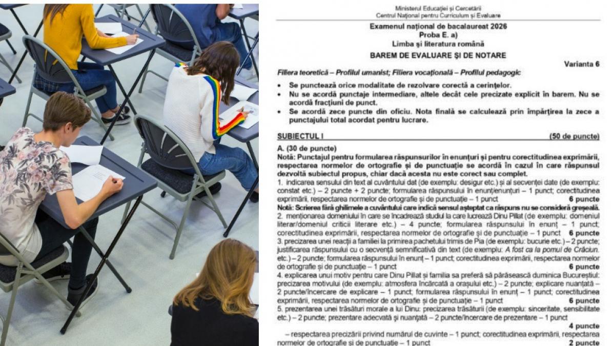 profesorii spun ca subiectele de la proba de limba romana la bac au fost mai usoare decat cele de la evaluarea nationala