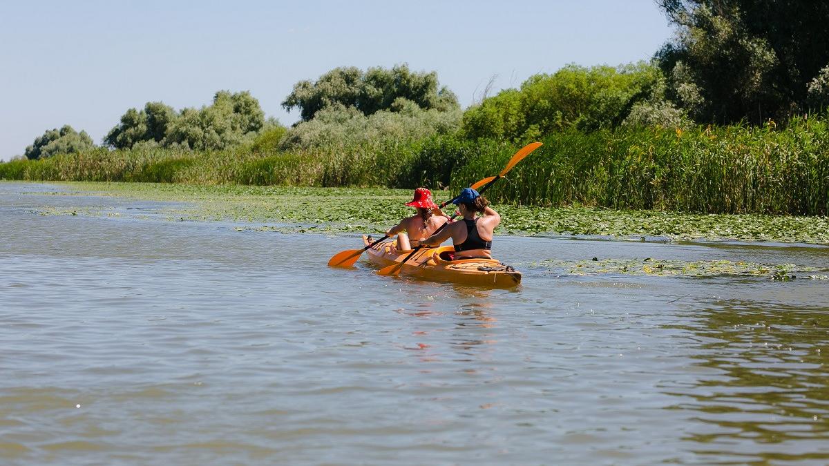 turisti in delta dunarii