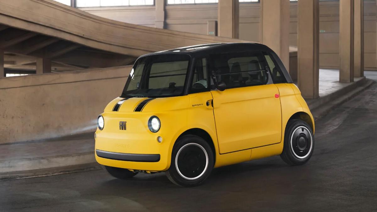 micro-masina microcar model nou fiat 500 topolino sport special edition