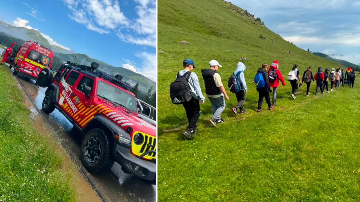 o profesoara a fost lovita de fulger in excursia cu elevii pe vf omu copiii au fugit dupa ajutor la o stana ciobanul a sunat la 112