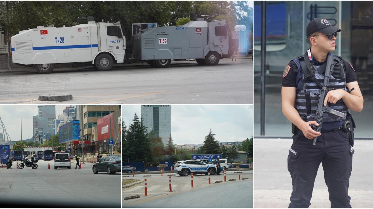 fortareata ankara masuri de securitate exceptionale inaintea summitului nato tunuri cu apa armata si politie pe strazi