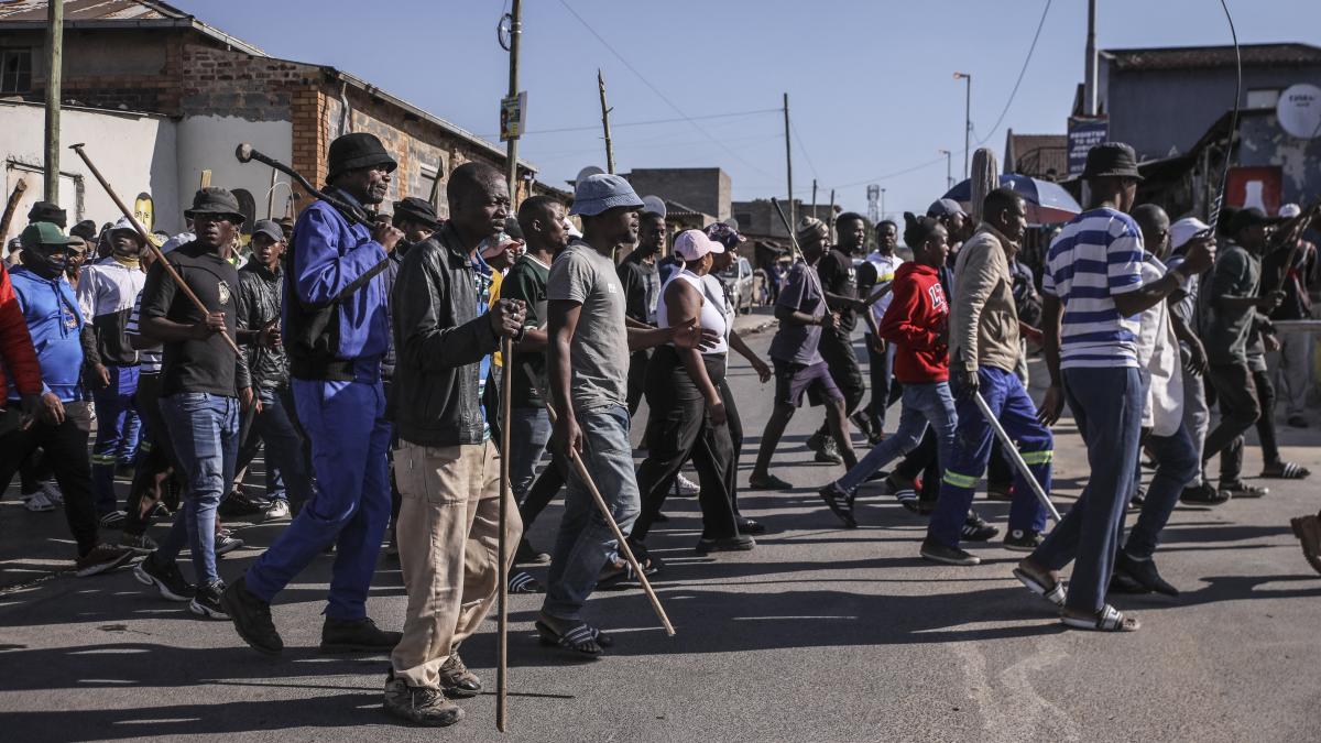 scene socante in africa de sud e o adevarata vanatoare de oameni migrantii sunt scosi cu forta din case si alungati cu macete si bate