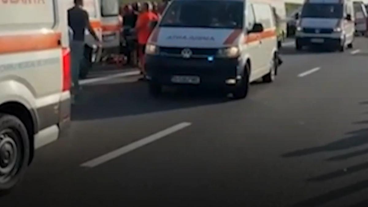 accident grav cu un microbuz plin cu pasageri planul rosu de interventie a fost activat