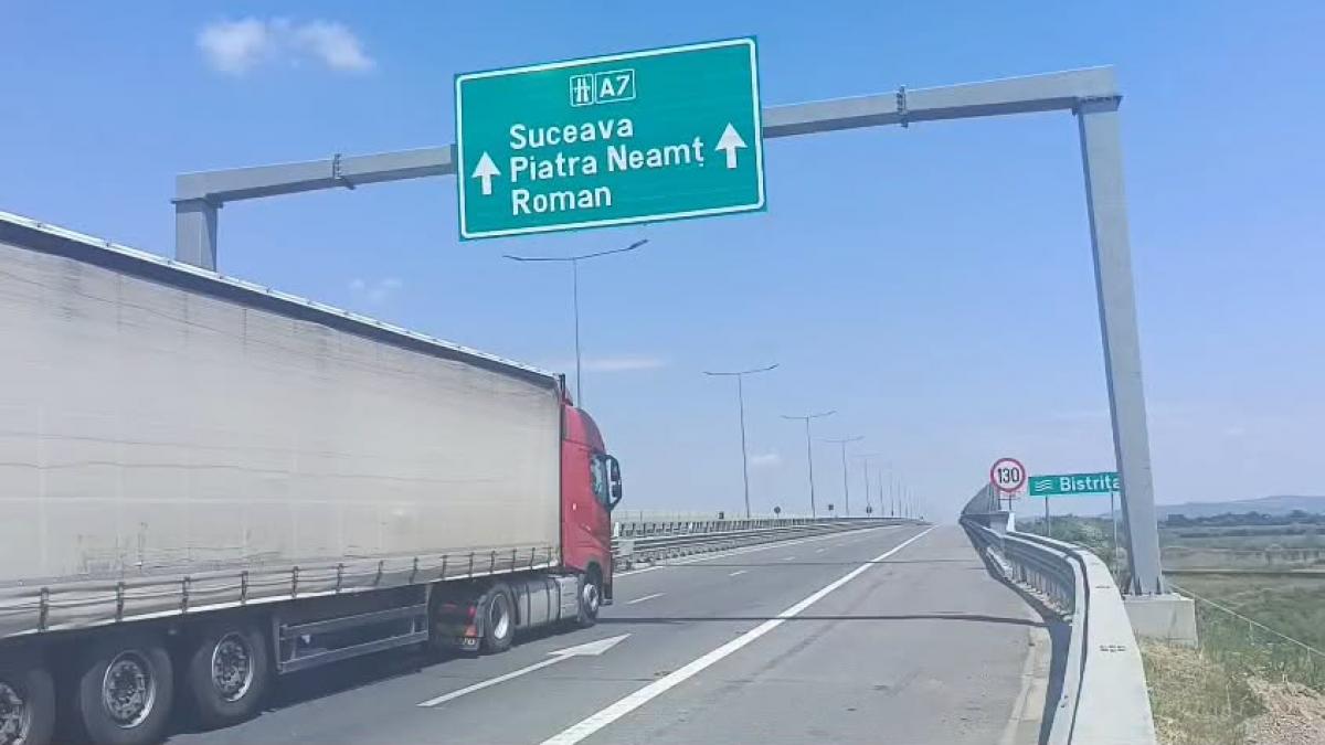 circulatie inchisa temporar din 15 iulie pe un tronson de 20 km din autostrada a7 traficul rutier va fi deviat prin orasul bacau