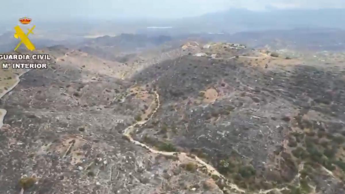 cum se vede de sus almeria mistuita de flacari pompierii din spania nu au reusit inca sa tina sub control incendiile puternice