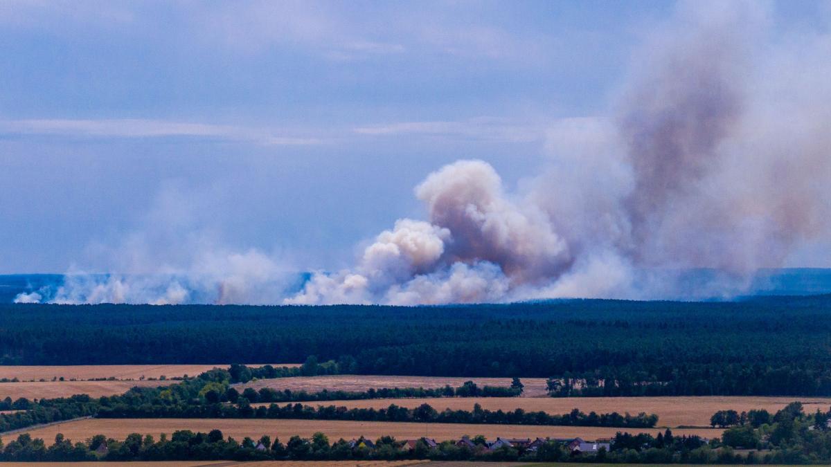 canicula in germania un incendiu izbucnit intr o padure a declansat explozii in lant ale bombelor din al doilea razboi mondial