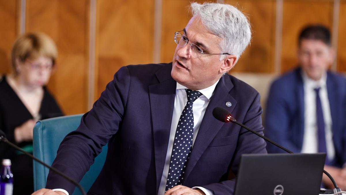 Dragoș Pîslaru în ședința de guvern 