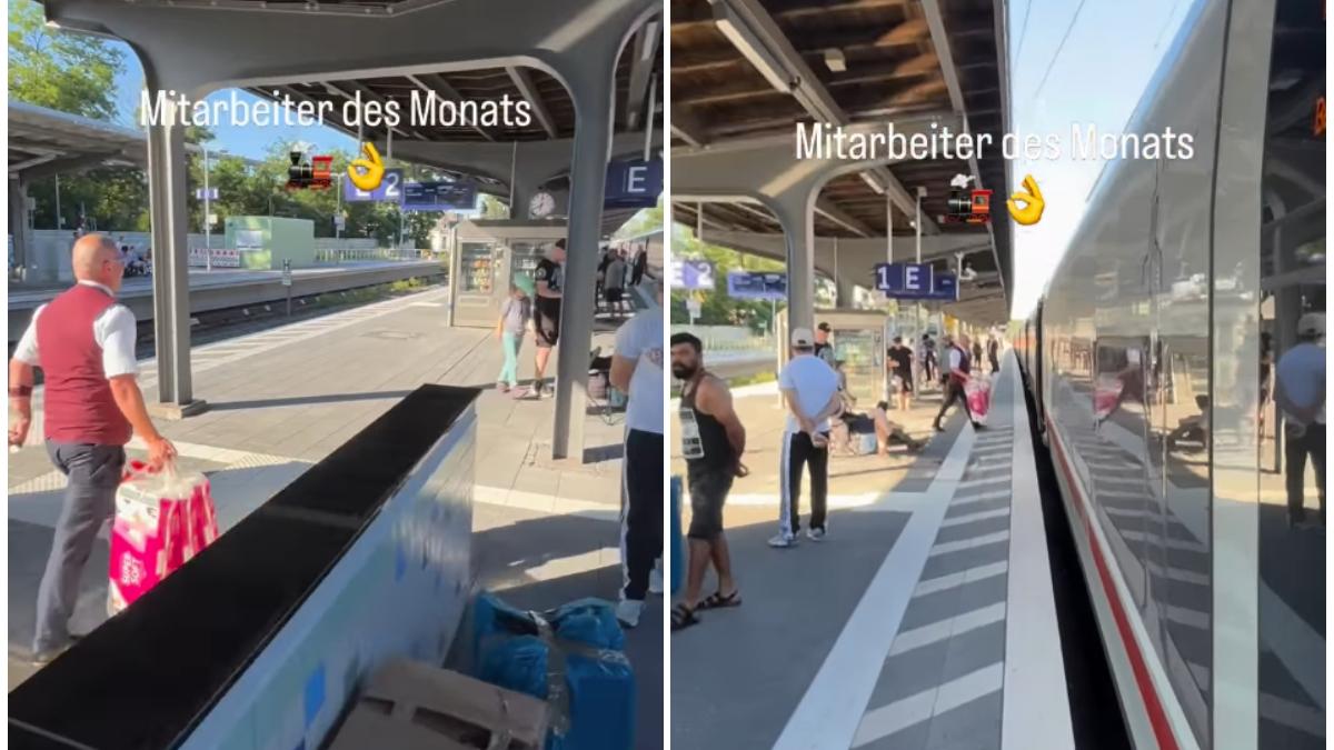imagini virale un conductor a oprit de urgenta trenul si a fugit sa cumpere hartie igienica a ajuns angajatul lunii in germania