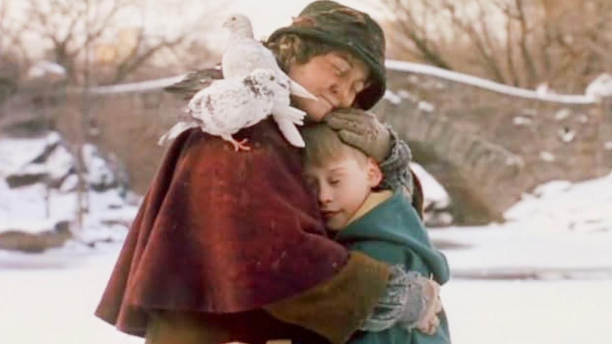 doamna cu porumbei si kevin, din home alone