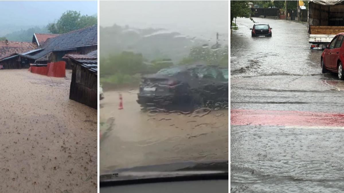 cod rosu de inundatii in zonele devastate de viituri din prahova alte zone vizate de cod portocaliu si cod galben de viituri harta
