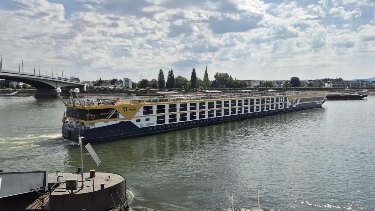 rinul a scazut la cote critice din cauza caldurii extreme din europa seceta a dus la scumpirea transportului de marfuri