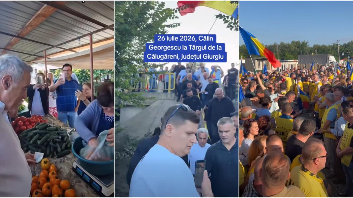 calin georgescu si a regizat o noua vizita la targ a cumparat rosii de 10 lei oamenii l au ironziat spuneti ceva in limba batrana