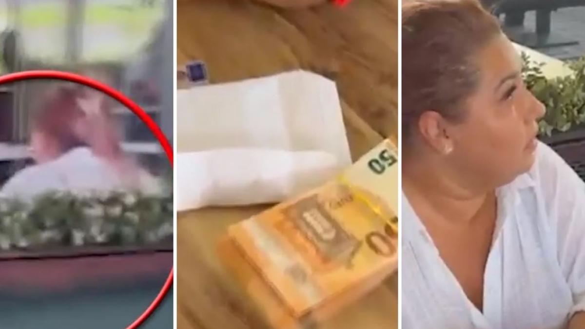 imagini din flagrantul unei mite pentru cetatenia romana 7 500 de euro dati intr un restaurant din bucuresti doua femei arestate