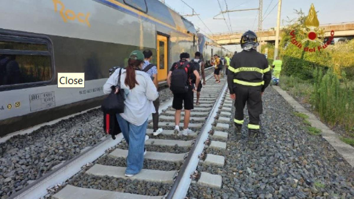 tren deraiat in Italia