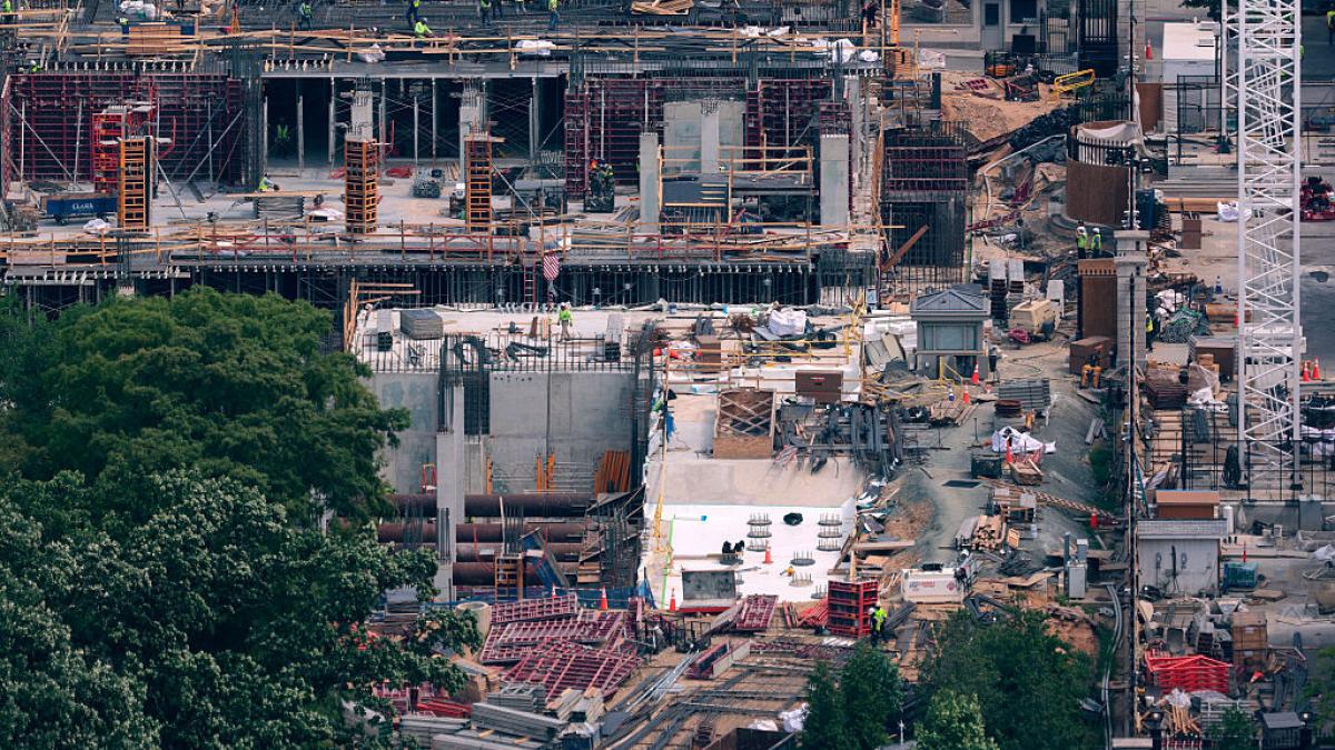 constructia salii de bal a casei albe