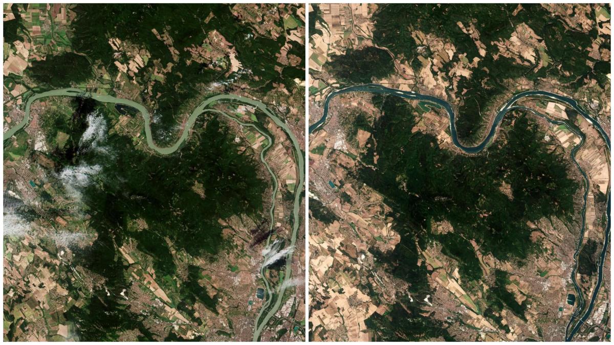 romania a emis o alerta in ue pentru seceta din tara satelitii esa arata dezastrul de pe dunare