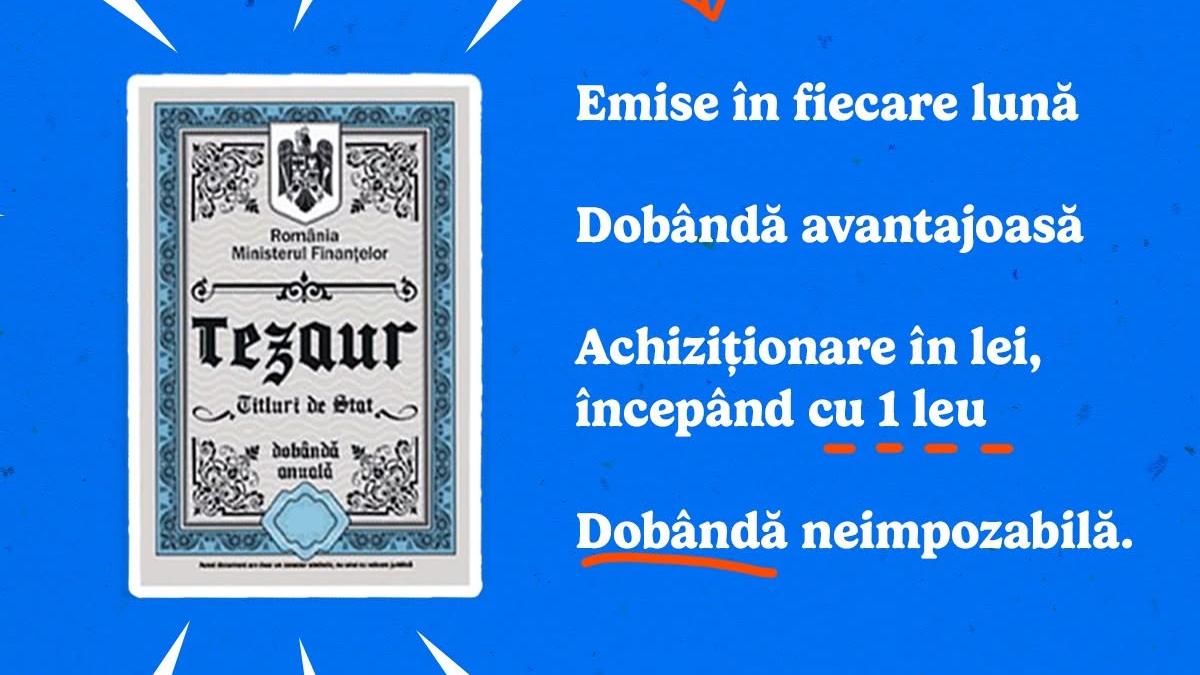 incepe a opta editie a programului tezaur cu dobanzi neimpozabile de pana la 7 15 pe an cum pot fi cumparate titlurile de stat