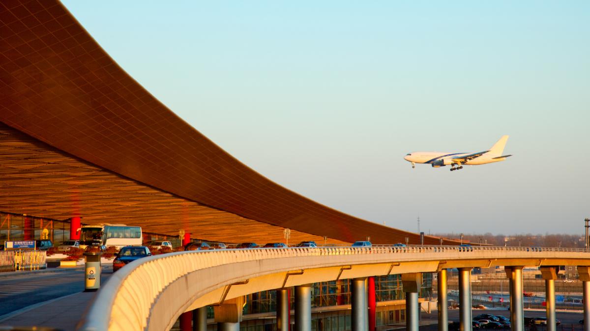 avion zbor aeroport beijing china