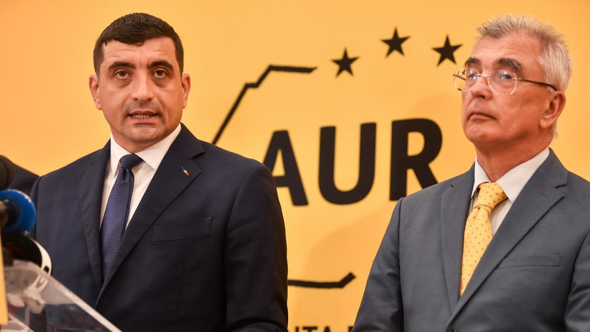 George Simion și Petrișor Peiu