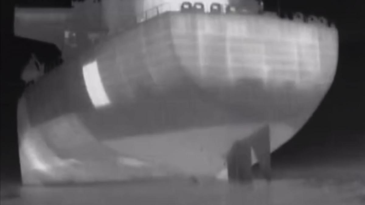 serviciul de securitate al ucrainei anunta ca trei nave de razboi au fost lovite in atacul asupra portului rusesc novorossiisk