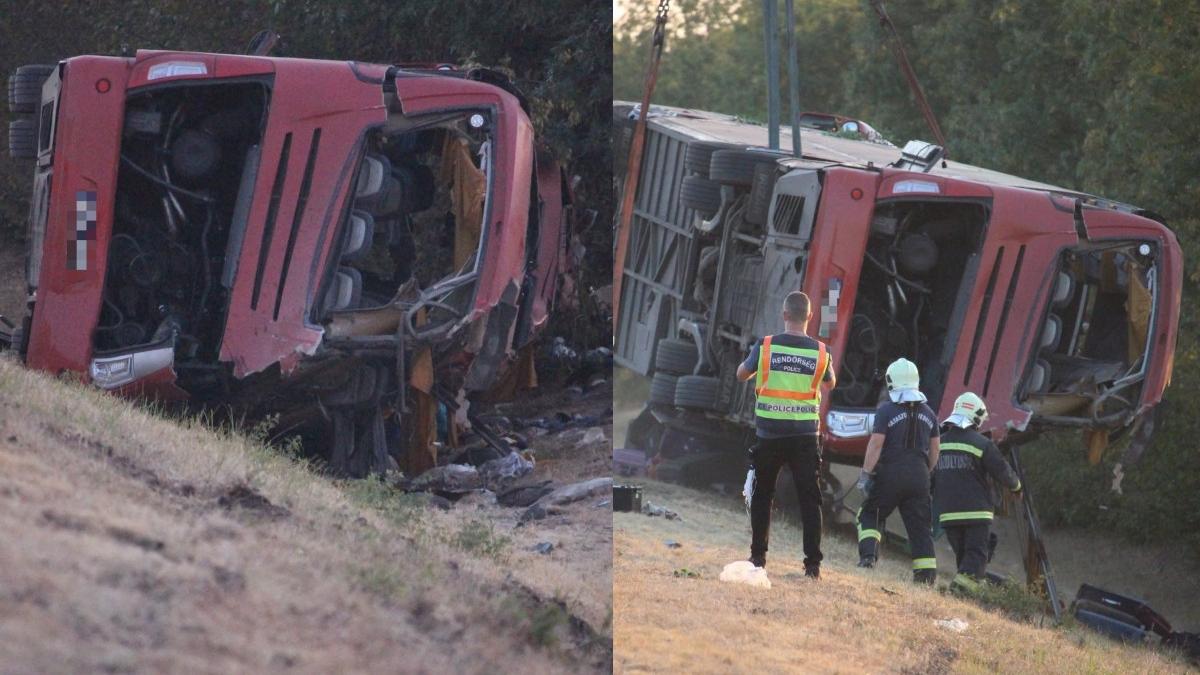 tragedie pe sosea in ungaria cel putin 12 oameni au murit dupa ce un autocar din polonia s a rasturnat intr un sant