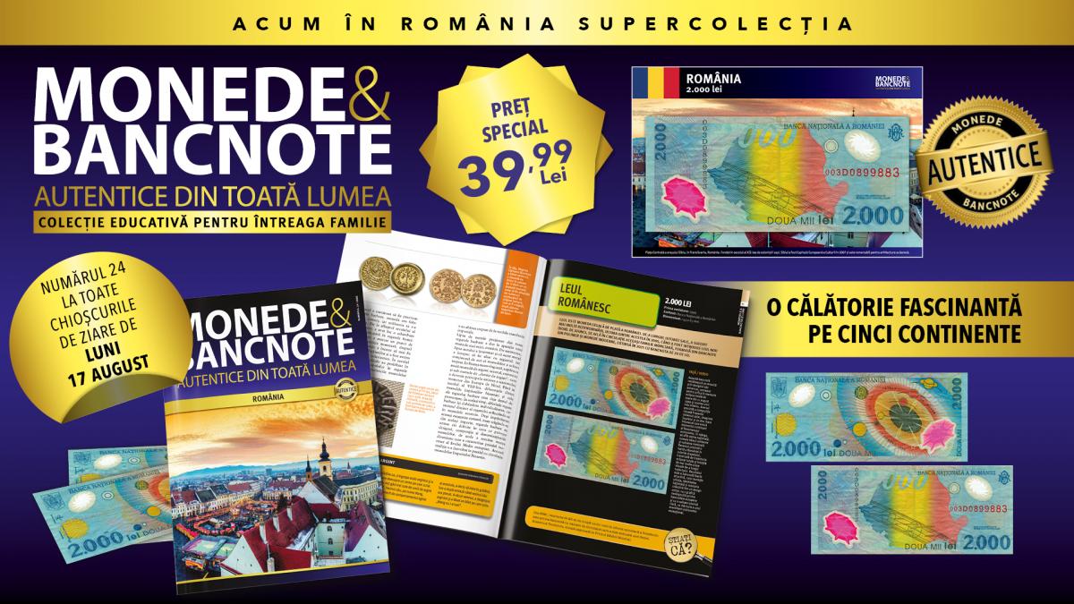 afis revista monede și bancnote la chioșcuri august 2026