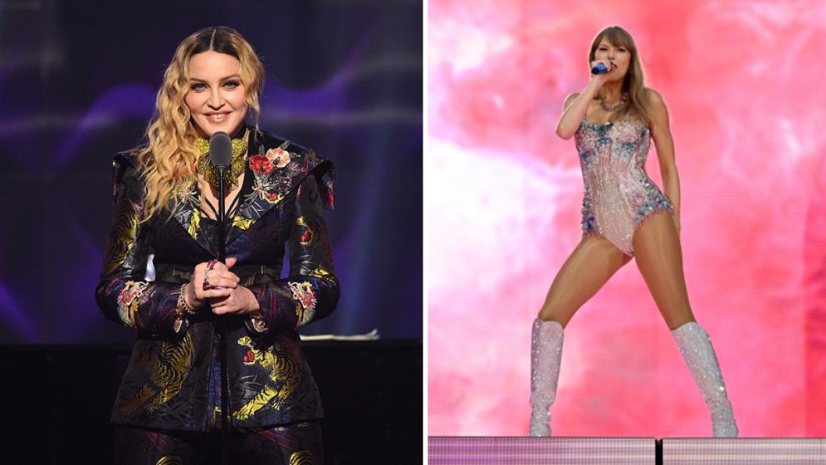colaj in care apar Madonna si Taylor Swift