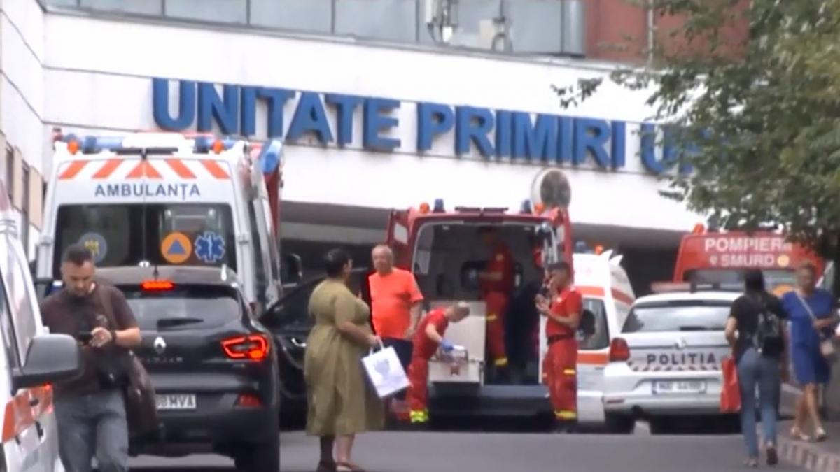 poza de la spitalul Universitar, unde un medic rezident s-a aruncat de la etaj azi, 19 august 2026-medic-mort-universitar 