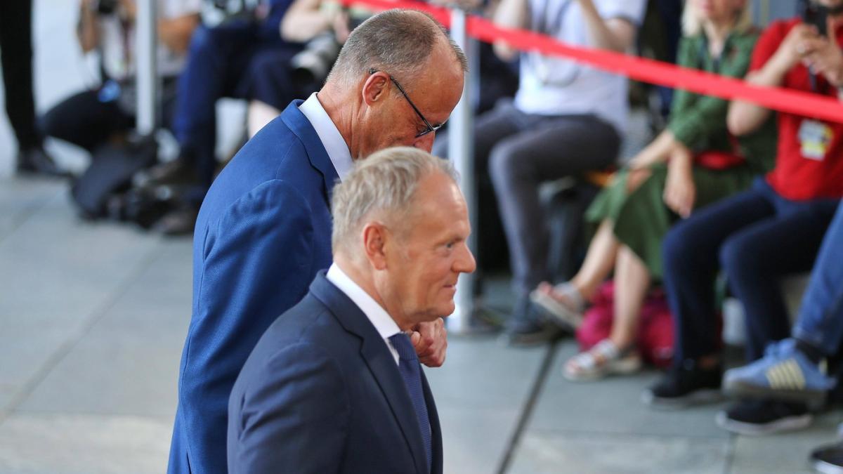 donald tusl si cancelarul merz