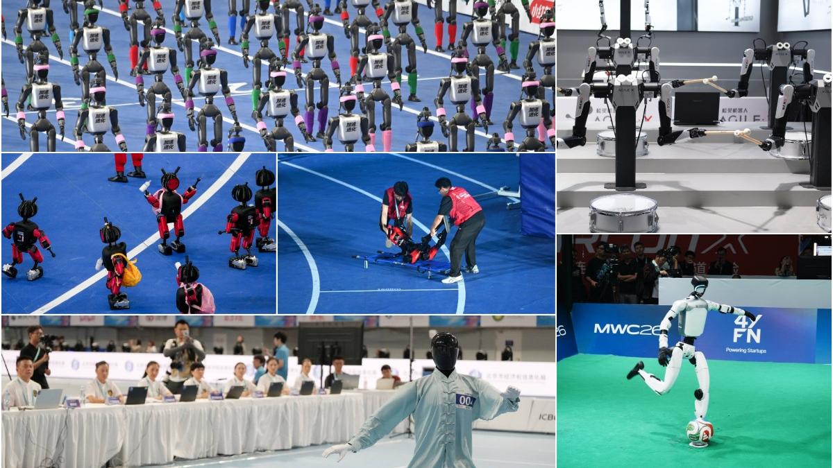 Roboți la Jocurile Mondiale de profil de la Beijing, ediția 2026. Foto_ Hepta, Profimedia Images