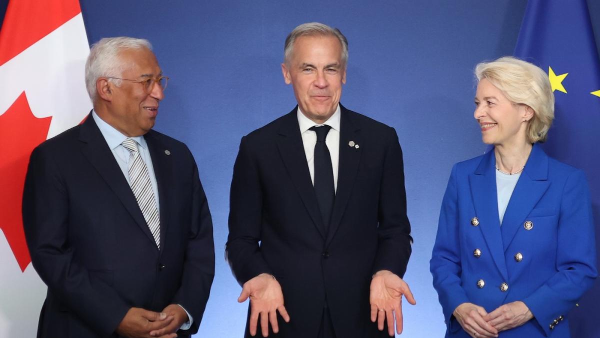 canada se apropie de ue dupa ce america lui trump i a declarat razboi comercial mark carney va participa la starea uniunii in pe