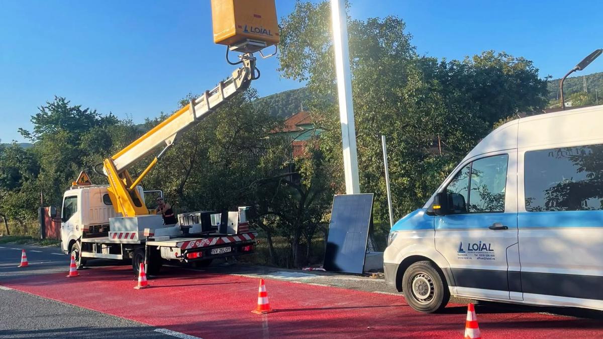 cnair a amenajat inca 10 zone cu covor rutier rosu si afisarea electronica a vitezei cu bani din pnrr unde le au amplasat