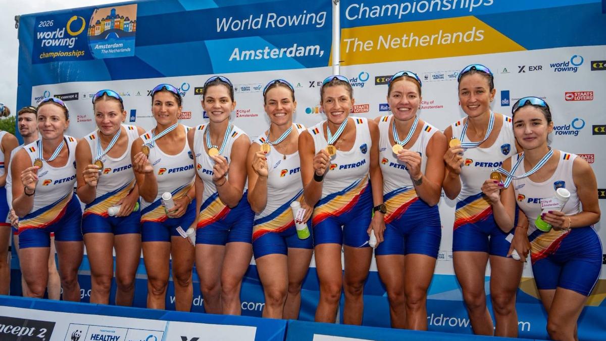 romania a castigat medaliile de aur la campionatele mondiale de canotaj performanta spectaculoasa la amsterdam