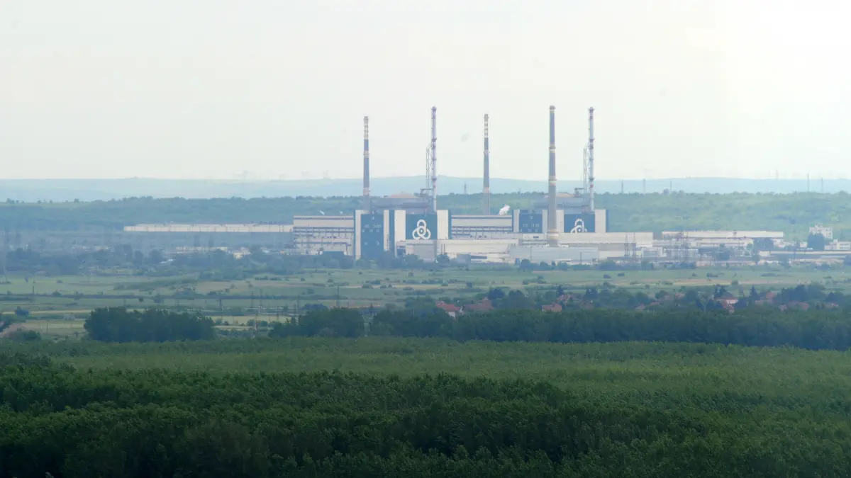 centrala nucleara kozlodui revine la capacitatea de 100 dupa ce scaderea dunarii a fortat reducerea puterii reactoarelor