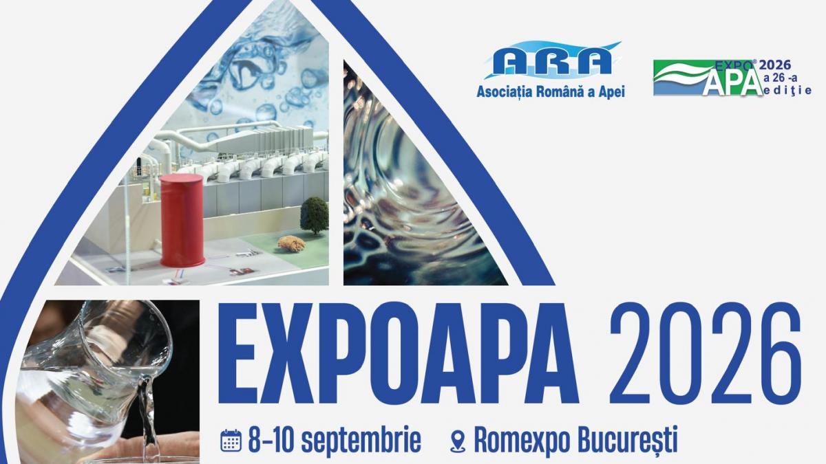 bucurestiul devine capitala industriei apei cu expozanti din 13 tari seceta si presiunea asupra resurselor discutate la expoapa 2026