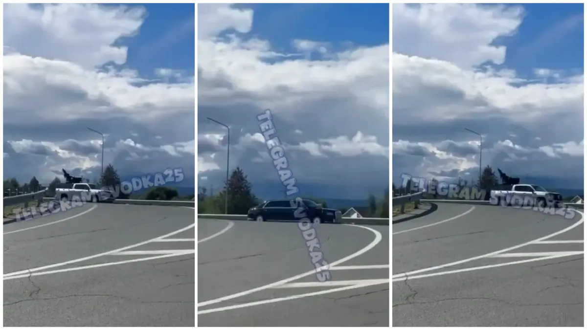 de teama ca va fi ucis putin si a pus mitraliera antiaeriana pe masina si scut pe scara avionului