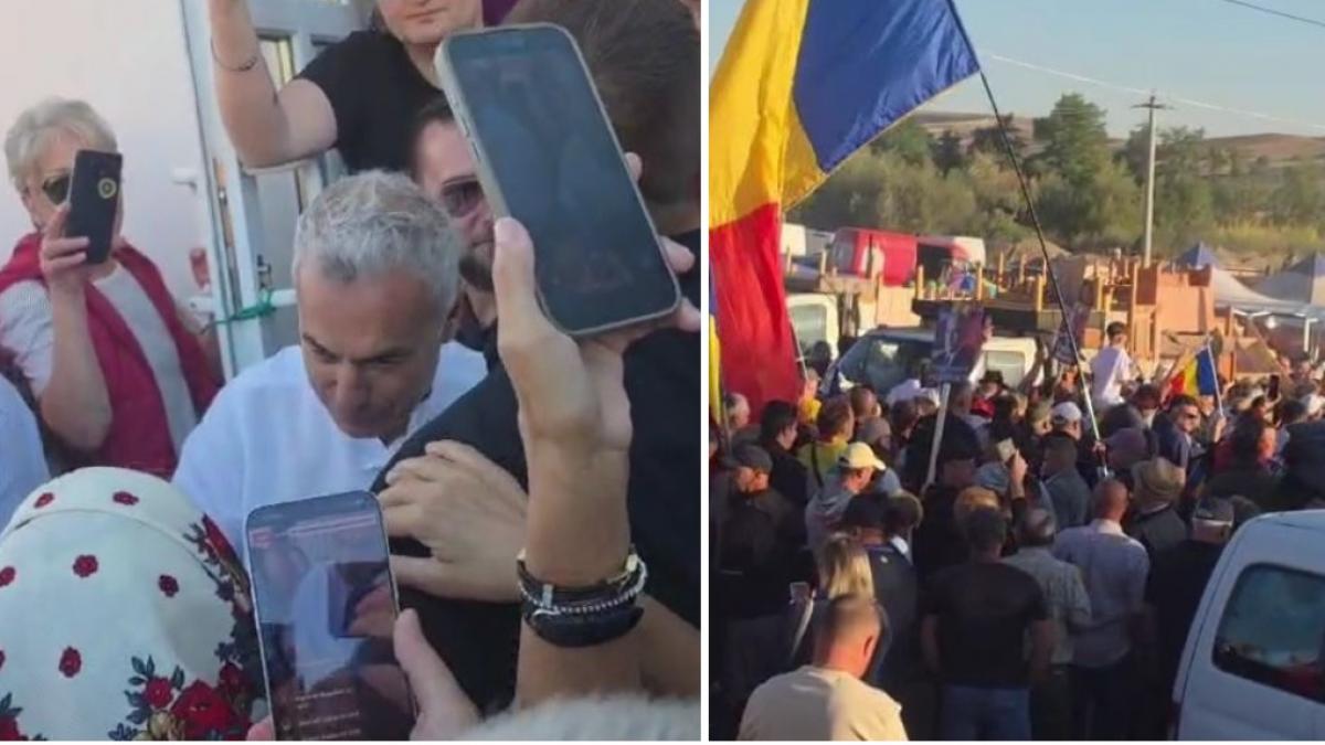 colaj 2 poze in care apare Călin Georgescu