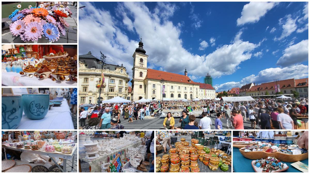 de 60 ani toamna incepe la sibiu cu targul olarilor mesteri olari din toata tara si au expus creatiile in piata mare in acest weekend