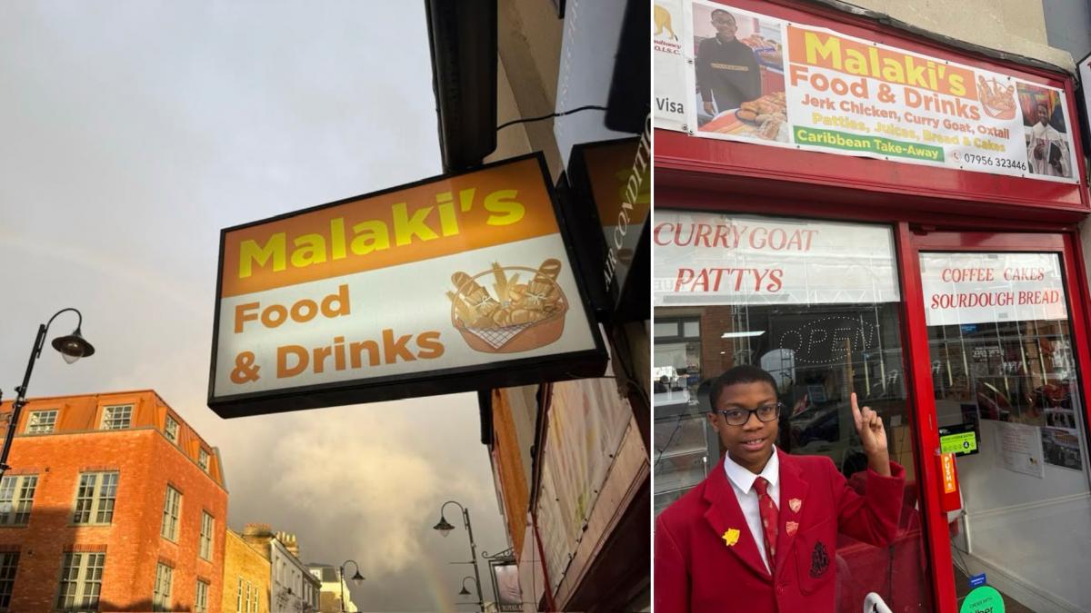 malaki elev 13 ani antreprenor proprietar restaurant craibian londra uk